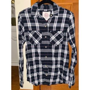 Black & White Flannel Shirt